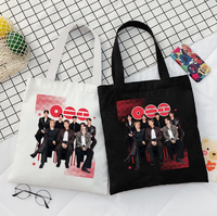 Sac à bandoulière imprimé JK V J-hope World Tour, best-seller, grande capacité, sac fourre-tout en toile, sac cadeau pour concert, sac de soutien pour fans de concert