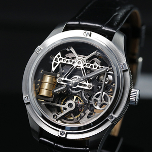 Reloj de Pulsera Mecánico de Lujo para Hombre, Automático, Esqueleto, Resistente al Agua, Luminoso, Diseño de Pozo Petrolero, Personalizado con Logotipo de Marca OEM - Product Image 2