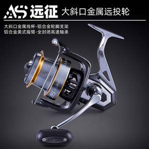 NOUVEAU Moulinet de pêche à lancer en alliage d'aluminium AC 3000 6000 12000 Série 5+1BB 5.1:1 avec système de freinage métallique pour la pêche en rivière et en lac, utilisation à gauche - Product Image 4