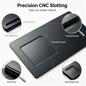Tarjeta de Visita Metálica NFC Personalizada, Anodizada en Negro, con Chip RFID Inteligente, Tarjeta de Acceso VIP en Blanco <span class=keywords><strong>para</strong></span> Negocios - Product Image 2