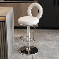 Chaise de style anglais, luxe nordique, pivotante, contemporaine, bar, moderne, comptoir de cuisine, chaise haute de bar, outils de bar, chaise pivotante de bar