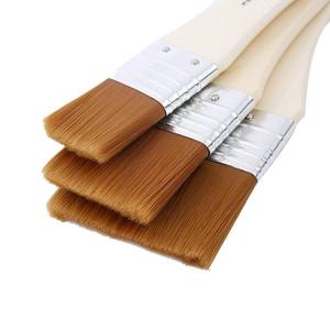 Keep Smiling Set di 3 <span class=keywords><strong>Pennelli</strong></span> <span class=keywords><strong>per</strong></span> Pittura con Primer Gesso, Pennello Piatto Largo in Nylon <span class=keywords><strong>per</strong></span> <span class=keywords><strong>Tela</strong></span> e Grandi Aree di Pittura - Product Image 5