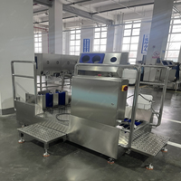 Paslanmaz Çelik Bot Yıkama Makinesi Otomatik Ayakkabı Tabanı Temizleme Makinesi Fabrika Girişi İçin Endüstriyel Hijyen Ekipmanı
