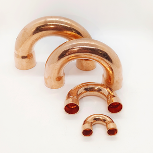 <span class=keywords><strong>Raccord</strong></span> en cuivre en forme de U <span class=keywords><strong>pour</strong></span> soudure, <span class=keywords><strong>pour</strong></span> évaporateur, réfrigération, climatisation, pièces de chauffage de tuyaux de stockage frigorifique, 6,35~76 mm - Product Image 1