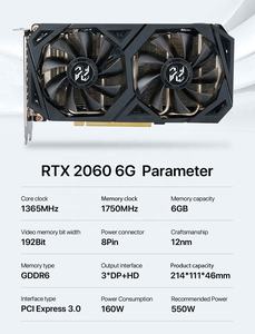 <span class=keywords><strong>Tarjeta</strong></span> Gráfica para Juegos RTX 2060 Super <span class=keywords><strong>de</strong></span> 8GB GDDR6 <span class=keywords><strong>de</strong></span> 256 Bits, GPU RTX2060 <span class=keywords><strong>de</strong></span> <span class=keywords><strong>6GB</strong></span> y 8 Pines con Doble Ventilador para Ordenador <span class=keywords><strong>de</strong></span> Escritorio, <span class=keywords><strong>Precio</strong></span> al por Mayor - Product Image 3