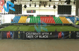 Sièges de stade de football en plein air, gradins de terrain de soccer, bancs d'tribunes, chaises de gradins, sièges de tribunes de stade - Product Image 4