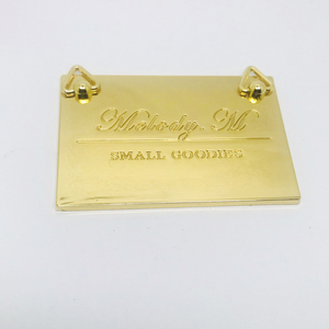 Étiquette métallique personnalisée, badge métallique avec logo pour l'emballage de cosmétiques et de soins de la peau, conception personnalisée, vente en gros pour les produits de beauté - Product Image 5