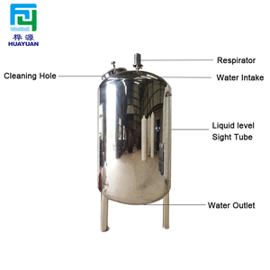 خزان ضغط عمودي من الفولاذ المقاوم للصدأ 304/316 لتخزين المياه النقية بسعة 50-20000 لتر - Product Image 3