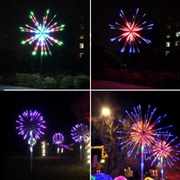 Lumières de modélisation dynamiques, Transformation de l'éclairage de paysage de jardin décoratif, feux d'artifice de contrôle de Point 3D