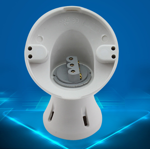 Douille de lampe inclinée E26 <span class=keywords><strong>E27</strong></span>, support de lampe d'angle, douille à baïonnette, luminaire de plafond blanc, <span class=keywords><strong>convertisseur</strong></span> <span class=keywords><strong>B22</strong></span> - Product Image 2