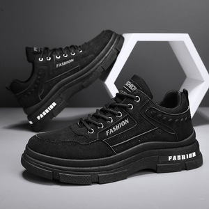 Chaussures de travail respirantes et tendance pour hommes, style décontracté, antidérapantes, en tissu, pour l'automne, idéales pour les nouveaux chantiers - Product Image 4