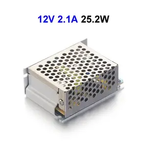 30 adet DC12V 2.1A 25.2W anahtarlama güç kaynağı adaptörü sürücü dönüştürücü için 5050 5730 5630 3528 LED sabit şerit ışık