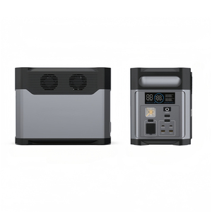 Banco de Energía Portátil para Exteriores de 1200W con Carga Solar, 1024Wh, Almacenamiento de Energía para el Hogar, Fuente de Alimentación de Emergencia, Estación de Energía para Camping - Product Image 1