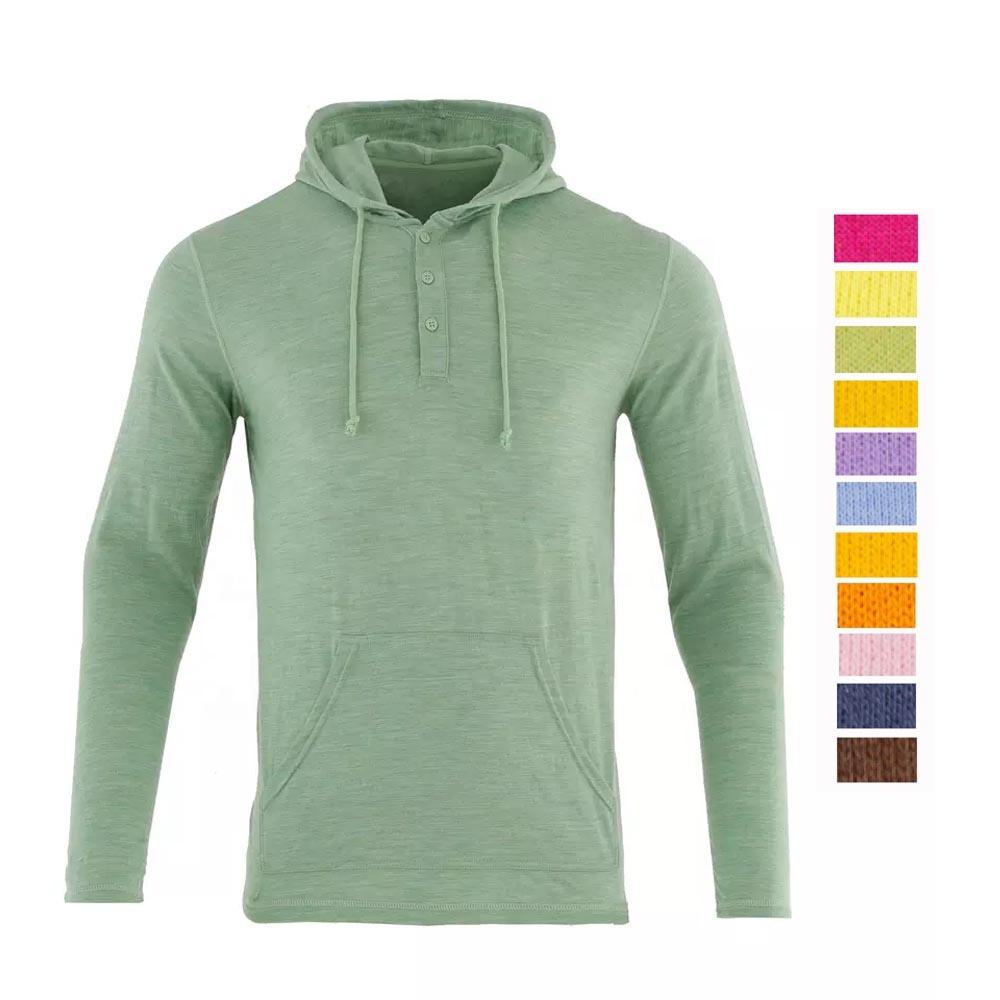 Merino Sun Hoodie Men's Lightweight Pullover Breathable