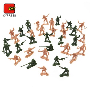 Mini soldats en plastique à échelle, jouets de deuxième guerre mondiale - Product Image 2