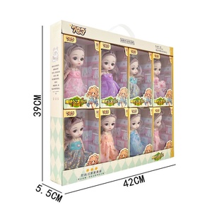 บ้านตุ๊กตาพลาสติกการ์ตูนเพื่อการศึกษาสำหรับเด็ก, ตุ๊กตาบาบาบ้าของเล่นที่เคลื่อนไหวได้ของเล่นแลกเปลี่ยนของขวัญขนาดเล็กสำหรับตุ๊กตาเกิดใหม่ - Product Image 5