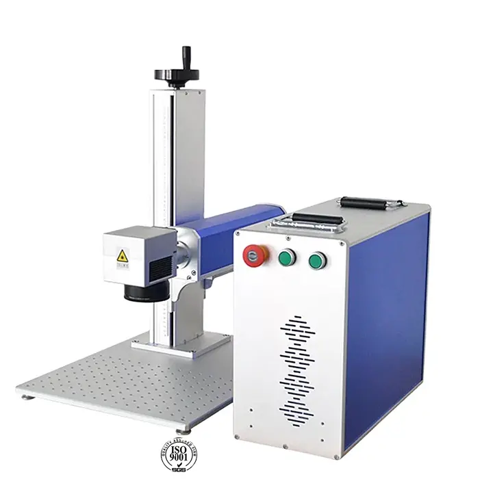 Máquina de gravação a laser para mesa, ideal para metal e aço, 110*110mm, 20w, preço ideal para máquinas de marcação, para uso industrial