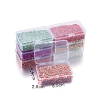 Pierres de verre colorées concassées INTODIY pour remplissage de résine, idéales pour moules en résine époxy DIY, décoration d'ongles en cristal irrégulier et fabrication de bijoux