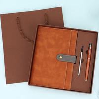 Ensemble de boîtes cadeaux pour carnet A5 personnalisé, journal de bureau minimaliste, souvenir d'entreprise avec logo imprimé personnalisé