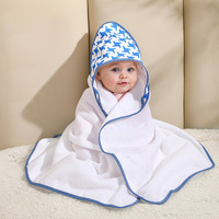 Serviette de bain à capuche confortable et mignonne en forme de dessin animé pour les nouveau-nés, les tout-petits, séchage rapide, les filles, réutilisable pour bébés