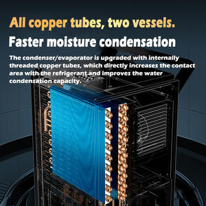 Nuevo fabricante profesional, <span class=keywords><strong>deshumidificador</strong></span> eléctrico industrial y doméstico de 138L/día, energéticamente eficiente con Motor de invernadero - Product Image 5