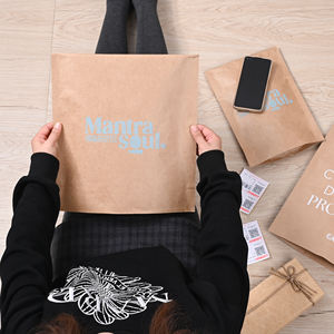 Bolsa de Papel Kraft Biodegradable con Diseño de Panal, para Envíos, con Logotipo, <span class=keywords><strong>Precio</strong></span> Competitivo - Product Image 5