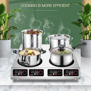 Commercial Heavy-Duty 3500W &amp; 5000W Single Burner Induction Cooker Hob High Efficiency IH Cooker for Frying Electric Source - Product Image 6