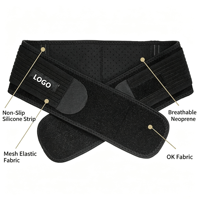 Faja Lumbar Ajustable de Doble Compresión, Cinturón de Soporte Lumbar Transpirable de Neopreno con Tela OK Premium