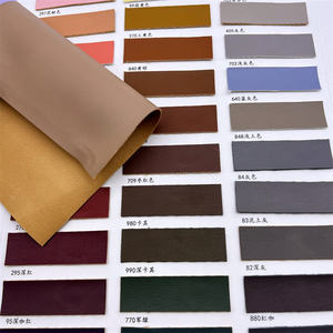 Cuero sintético sólido <span class=keywords><strong>grueso</strong></span> 1,2 MM hojas de vinilo de grado marino PU suave tela de cuero sintético de imitación para lazos pendientes artesanía DIY - Product Image 1