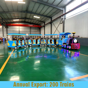 Treno Turistico Elettrico Senza Binari <span class=keywords><strong>per</strong></span> Parchi Divertimento e Giri Turistici, Capacità 27/40 Posti, Certificato CE - Product Image 3