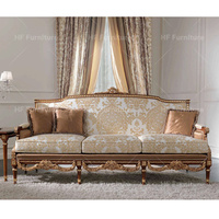 Ensemble de canapés de salon classiques de luxe en bois de style arabe, mobilier de canapé Majlis Royal Marocain