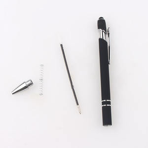 Stylet tactile 2 en 1, stylo à bille en métal aluminium, promotionnel, multicolores, logo personnalisé imprimé, gravure laser pour le bureau - Product Image 5