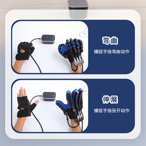 Gant de massage robotisé pour la rééducation de la main, entraîneur, approvisionnement spécial transfrontalier pour les personnes âgées victimes d'un AVC - Product Image 2