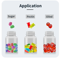 Machine de comptage automatique de bonbons gélifiés, ligne d'emballage de bonbons gélifiés