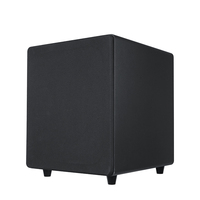 Subwoofer actif de cinéma maison de 12 pouces, 350 W, basses profondes, entrée XLR et RCA, contrôle du volume, contrôle de phase