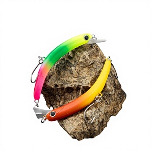 Leurre de pêche Lion Factory Made Crescent Minnow à hameçon triple tranchant, forte pénétration, pour <span class=keywords><strong>la</strong></span> fin de l'été au début de l'<span class=keywords><strong>hiver</strong></span> - Product Image 4