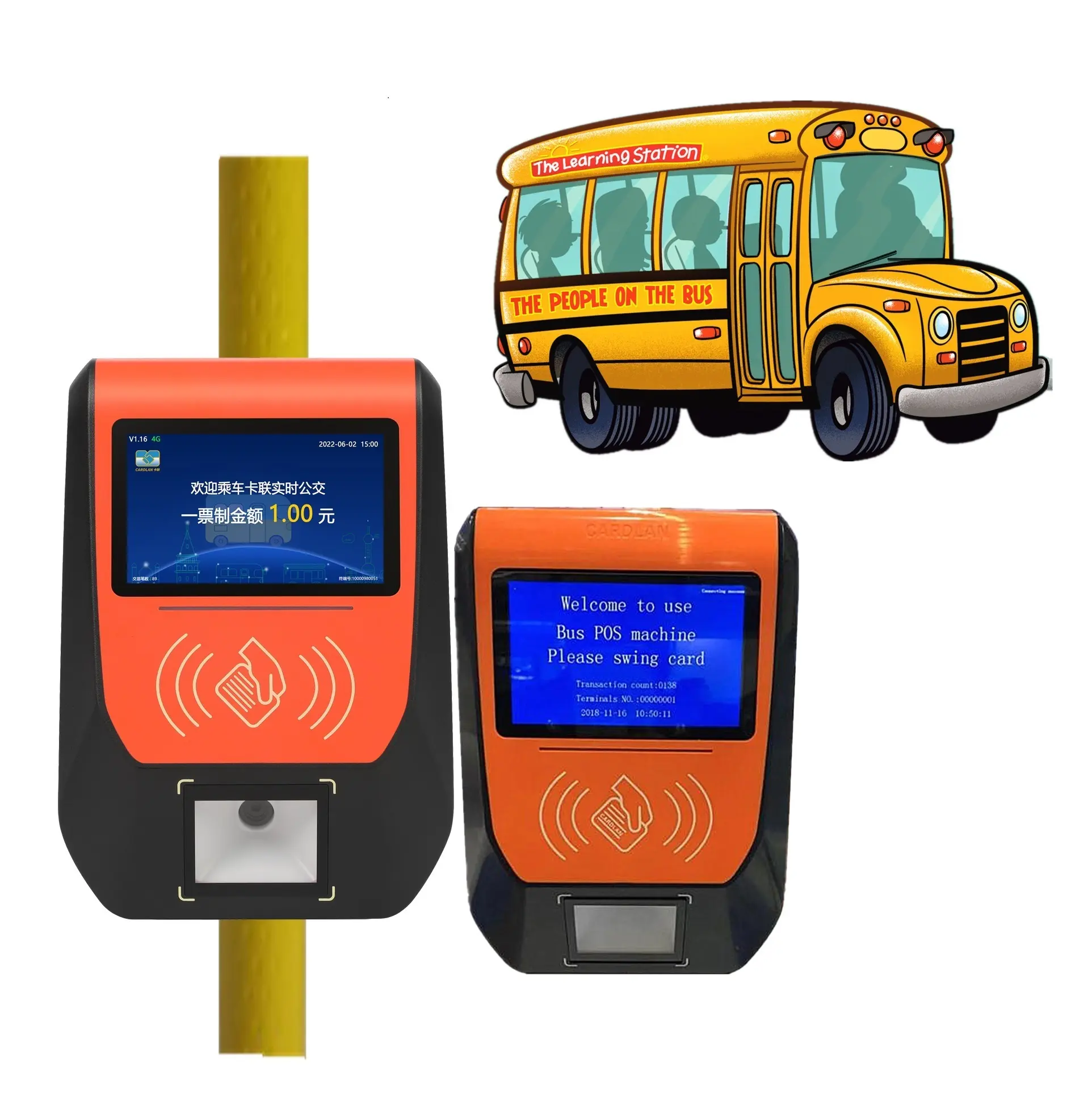 Cardlan Robusto Bus Validatore/android pos/cashless dispositivo di sistema di pagamento