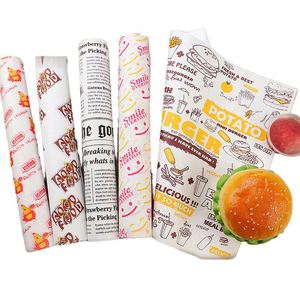 Custom Designed Size Grease Proof PE Coated Sandwich <b>Paper</b> Bread Packaging <b>Paper</b> for Cake Deli Burger <b>Wrapping</b> <b>Paper</b> Food Grade - Product Image 1