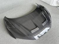 Nouveau capot en fibre de carbone sèche style PT pour Audi R8 2016-2023 avec finition brillante, tissage sergé, installation facile