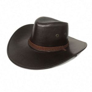 American <b>Western</b> Smooth Cowboy <b>Hats</b> Imitation Leather Sweatbands Outdoor Travel Party Four Seasons Unisex Z-19122715 5-8 Days - Product Image 3