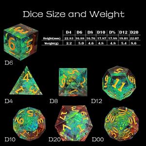 XINRONG – <span class=keywords><strong>jeu</strong></span> <span class=keywords><strong>de</strong></span> société <span class=keywords><strong>de</strong></span> couleur <span class=keywords><strong>de</strong></span> noël, dés en résine, <span class=keywords><strong>jeu</strong></span> <span class=keywords><strong>de</strong></span> rôle, <span class=keywords><strong>donjons</strong></span> <span class=keywords><strong>et</strong></span> <span class=keywords><strong>Dragons</strong></span>, carte - Product Image 2