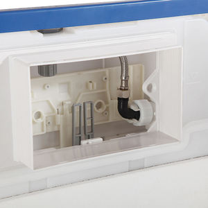 Inodoro suspendido de pared con cisterna oculta de doble descarga, tanque de agua oculto, accesorios sanitarios - Product Image 3
