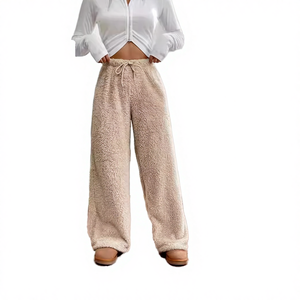 Women's Ultra-Soft Polar Fleece High Breathable Anti-Wrinkle <b>Pants</b> Cozy Winter Lounge Warm Plush Lining (Plus Sizes Available) - Product Image 4