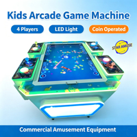 STARAMUSE Machine de jeu sportif interactive à monnayeur, borne d'arcade 42 pouces, 4 joueurs, pour enfants, thème urbain, anglais, lumières clignotantes, intérieur 12