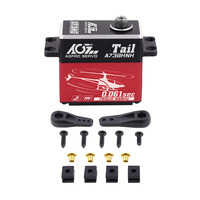 AGFRC A73BHNH bajo costo 17,5 KG Metal Gear 0.061s rápido 8,4 V 2S HV caja de Metal Digital programable cola RC helicóptero Servo
