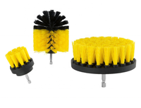 Ensemble de perceuse électrique avec brosse à récurer électrique serviette de lavage gant éponge outils de nettoyage-pour brosses de lavage de voiture
