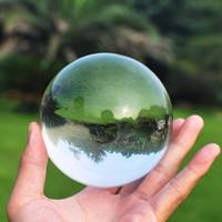 Vente en gros de boules de cristal optiques transparentes de 40 mm, sphères décoratives pour la photographie, artisanat avec de beaux reflets en verre