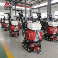 Fraiseuse à béton pour routes, machine à scarifier l'asphalte, moteur à essence 9 CV haute efficacité