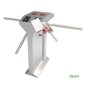 Dual-lane Tripod turnstile cổng sinh trắc học vân tay + RFID nhận dạng thẻ kiểm soát truy cập hệ thống ts1200 - Product Image 2