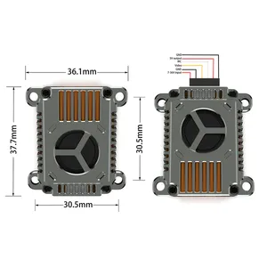 Émetteur vidéo longue portée FPV 5.8G 3W 48CH et support de batterie 2-8S pour drone FPV 7-13 pouces pour la transmission d'images - Product Image 2